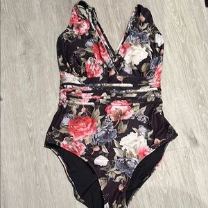 Floral One Piece Swimsuit